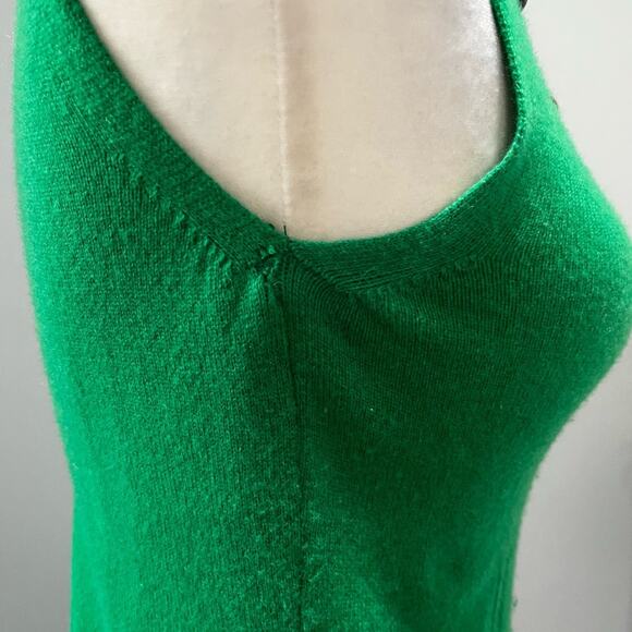 NEW Vintage Milly of New York Cashmere Jewel Scoop Neck Sleeveless Sweater NWOT - Picture 8 of 16